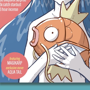 Pokémon GO Magikarp Community Day - plakat 11" x 17"