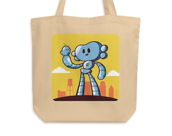 Little Traveling Man Eco Tote Bag