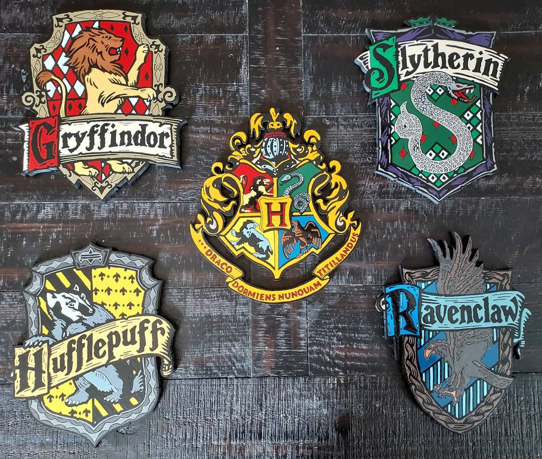 Hogwarts House Crests - Etsy