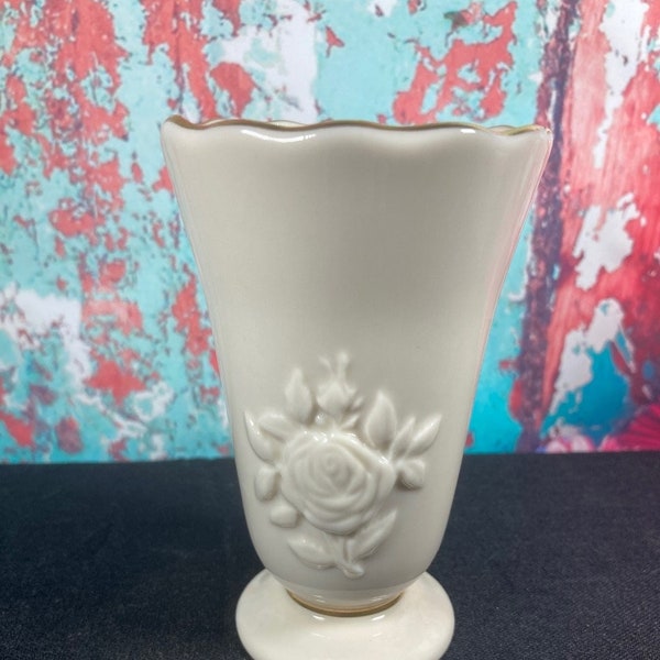 Lenox Vase Gold Trim Etsy
