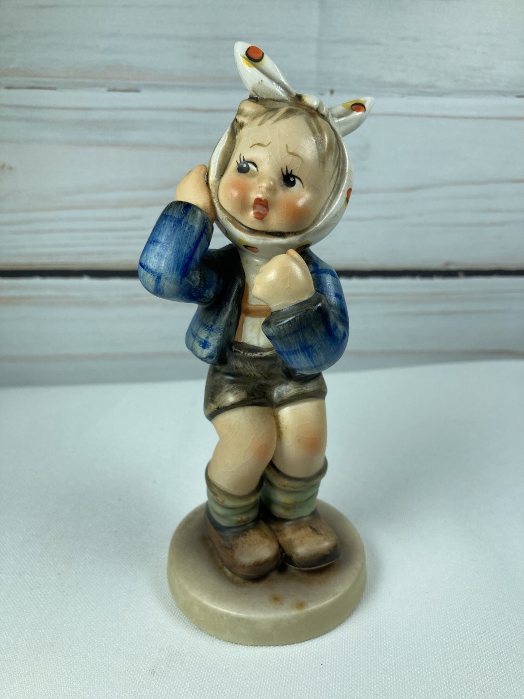 Goebel Hummel Boy With Toothache Figurine M I Hummel TMK 4 West Germany Etsy