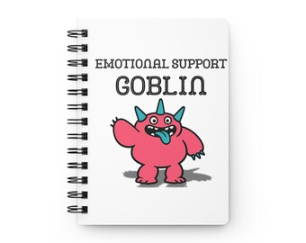 Notitieboekje voor emotionele steun | Monsterdagboek, 150 gelinieerde pagina's