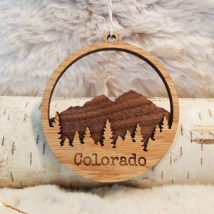 Colorado Mountains Ornament