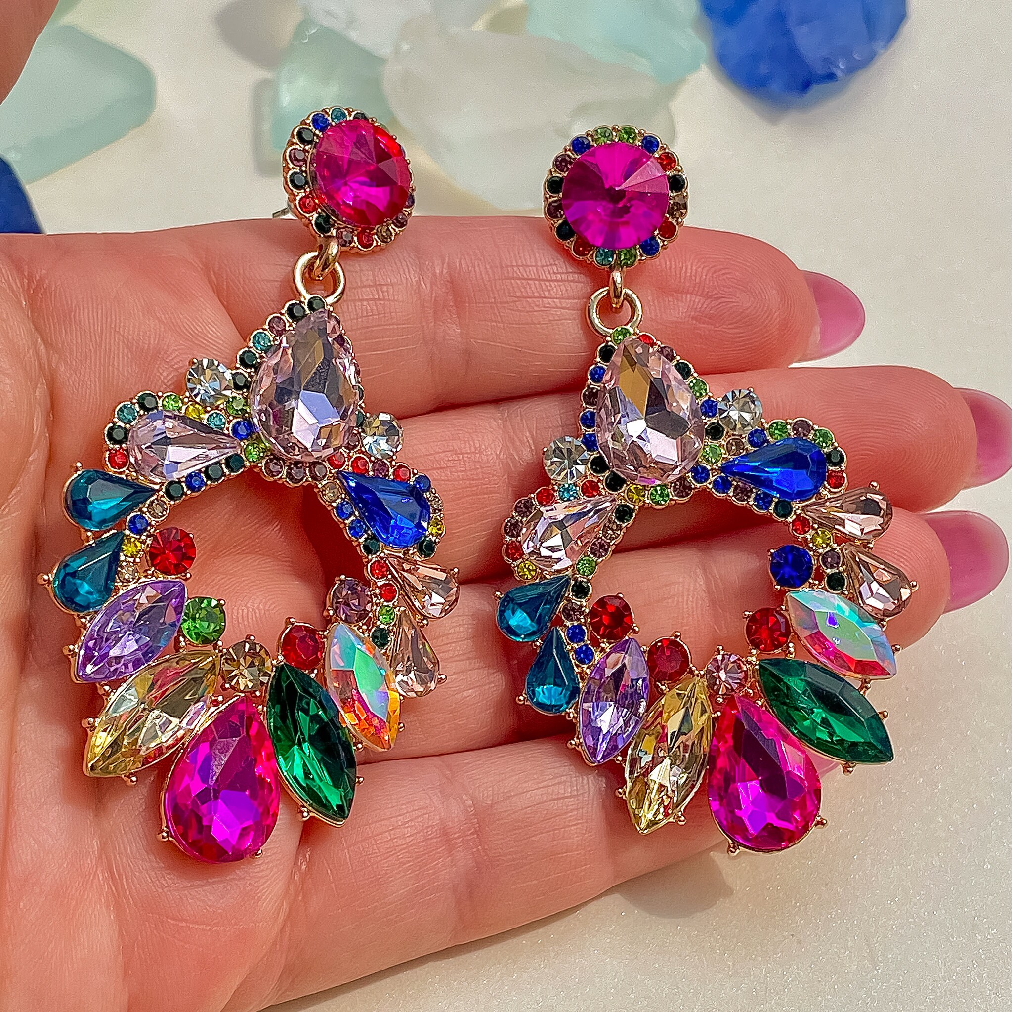 Colorful Earrings Etsy UK