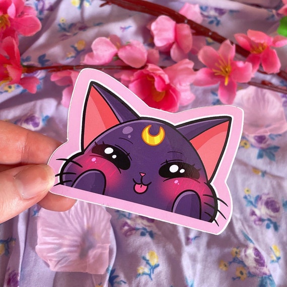 Kawaii Pink Luna Sailor Moon Blush 90s Anime Stylewaterproof Etsy Ireland