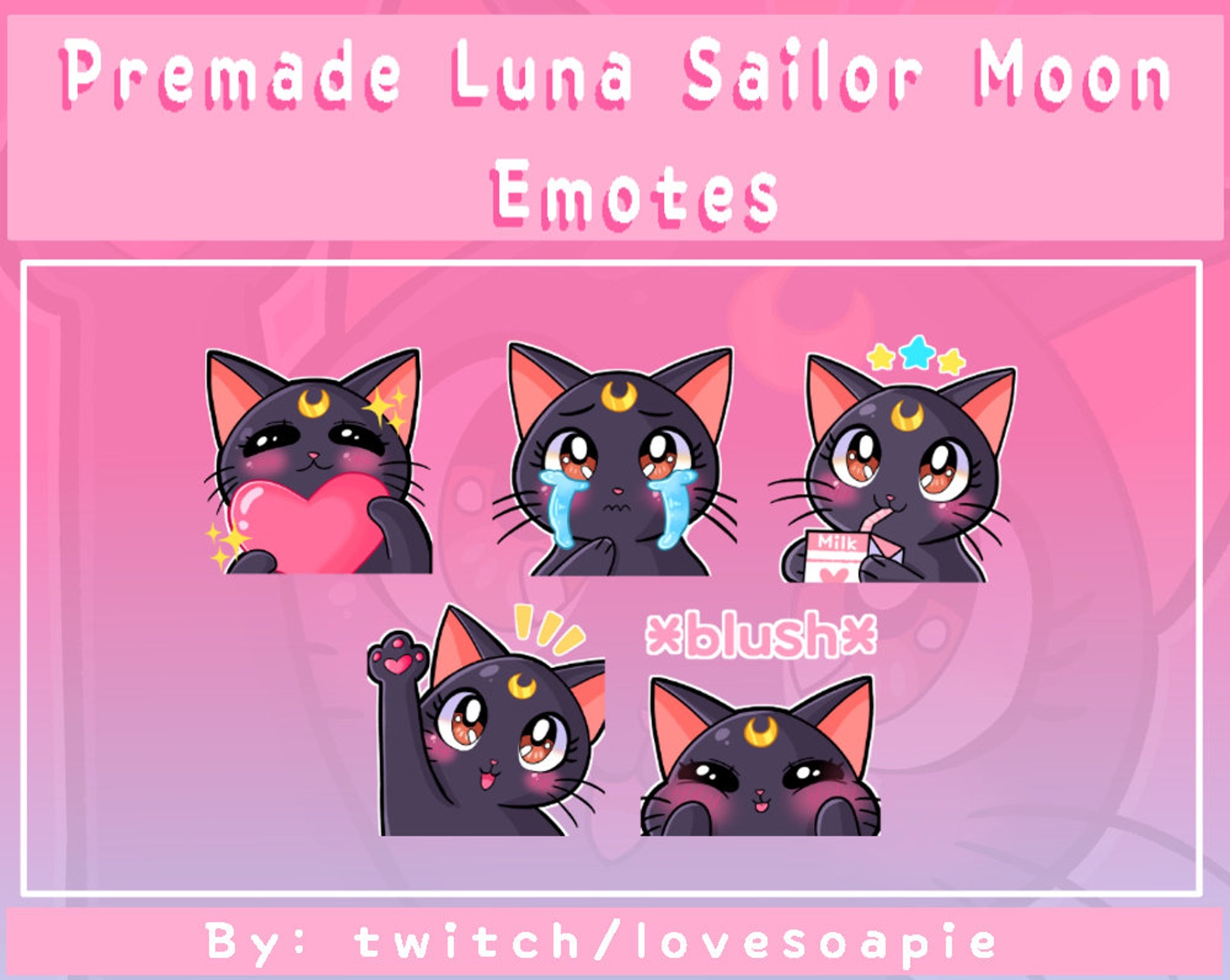 Sailor moon emotes