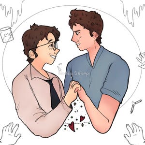 Dan and Herb Inspired Mini Art Print