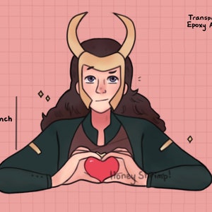God of Mischief Inspired Acrylic Charm