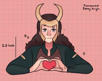 God of Mischief Inspired Acrylic Charm