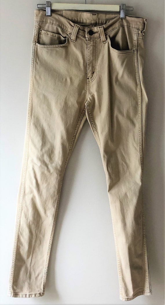 levis cream jeans