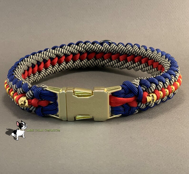 The Admiral Custom Paracord Dog Collar Etsy