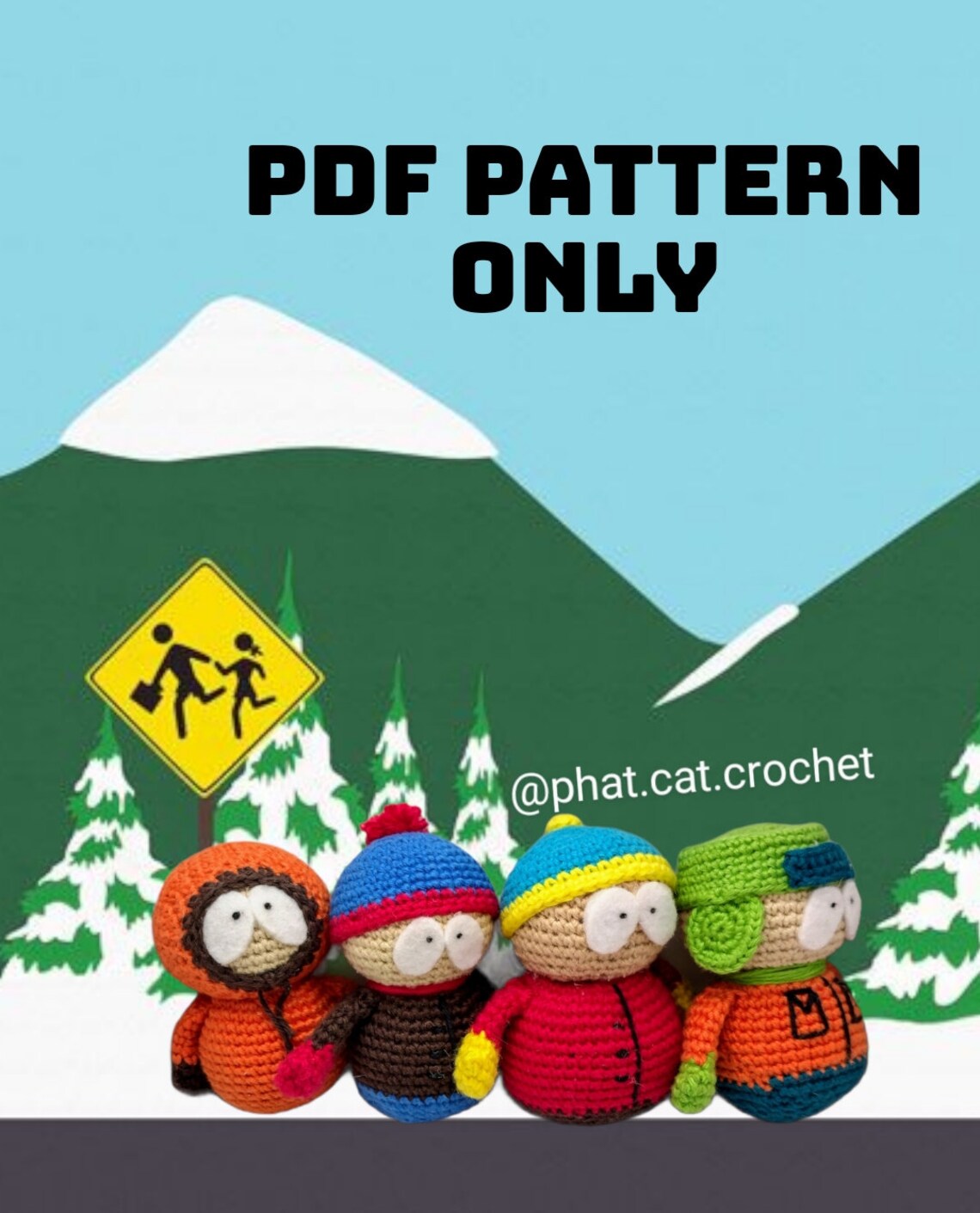 South Park Crochet Pattern Only Etsy