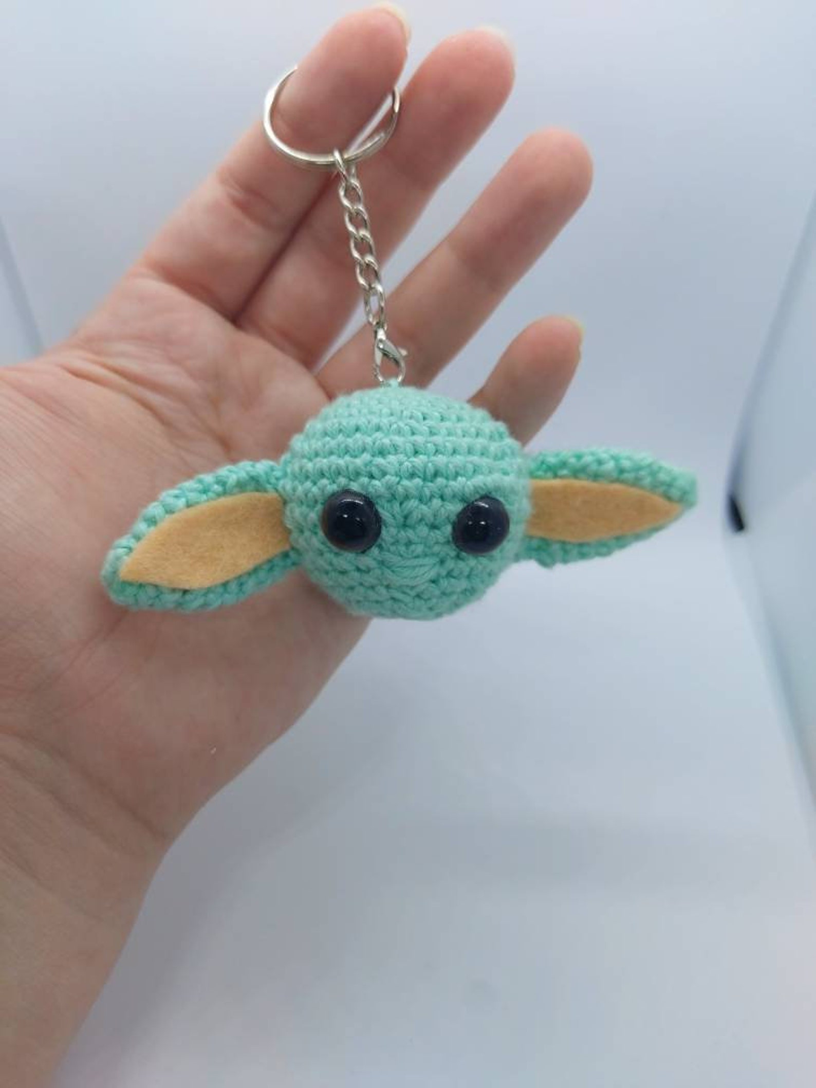 Grogu Keychain Baby Yoda Etsy