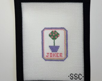 Mahjong Joker Needlepoint Canvas | 18 Mesh