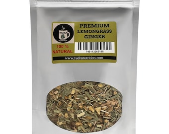 Lemongrass and Ginger Tea Blend for Digestion Aid Herbal Tea