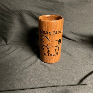 Benutzerdefinierte Holz Bierkrüge (Ihr Wunschtext oder Bild auf der Seite)