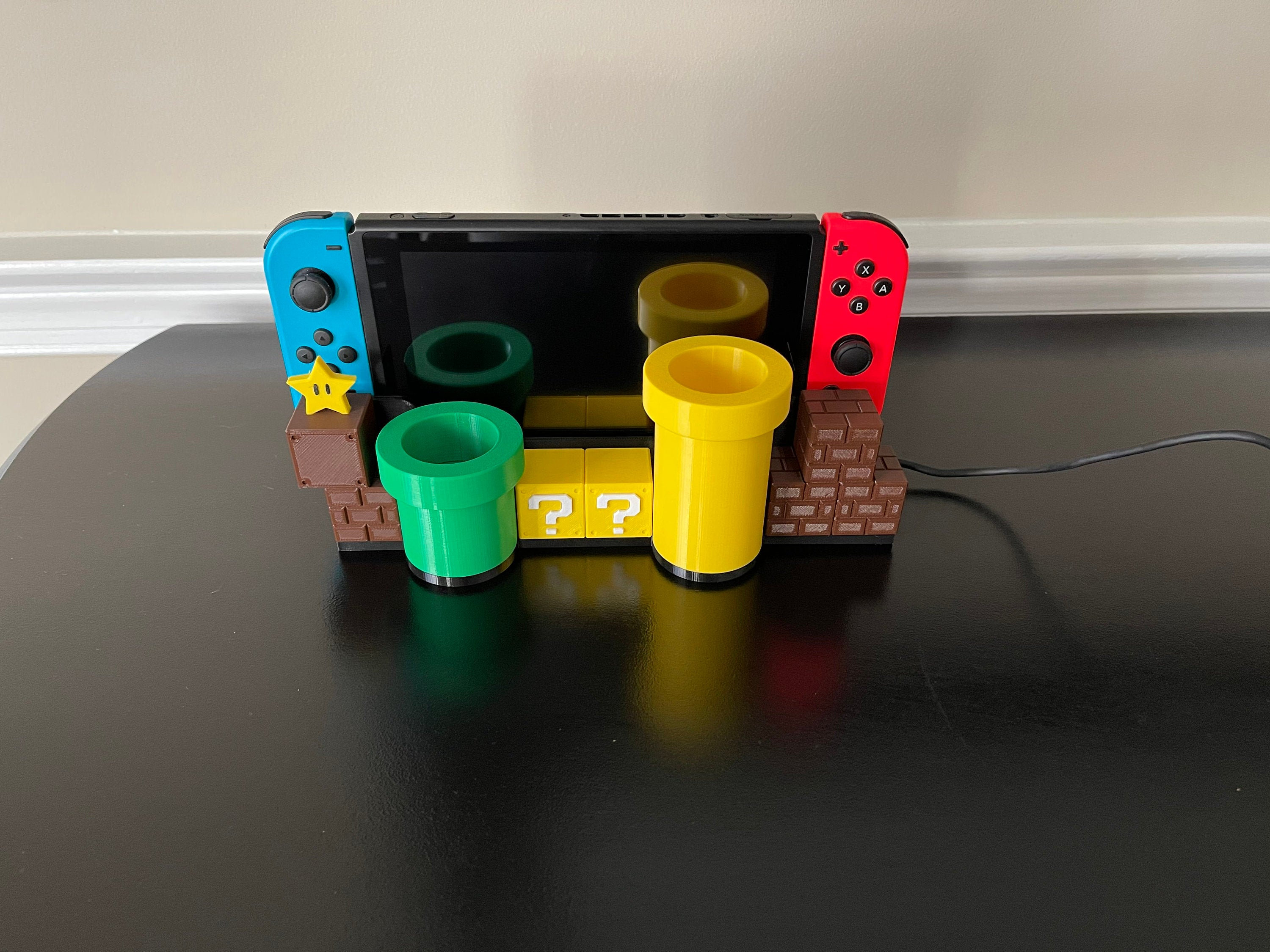 Nintendo Switch LITE Stand Mario Themed Dock Etsy