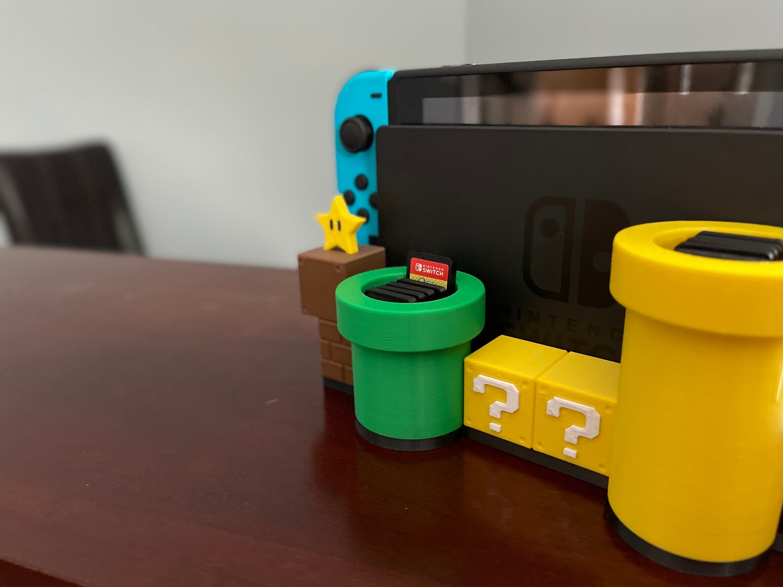 Nintendo Switch Stand Mario Themed Dock Etsy