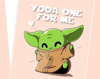 Star Wars Jedi Disney husband Anniversary the child Boyfriend Girlfriend Grogu Mandalorian Wife Baby Yoda Yoda One For Me
