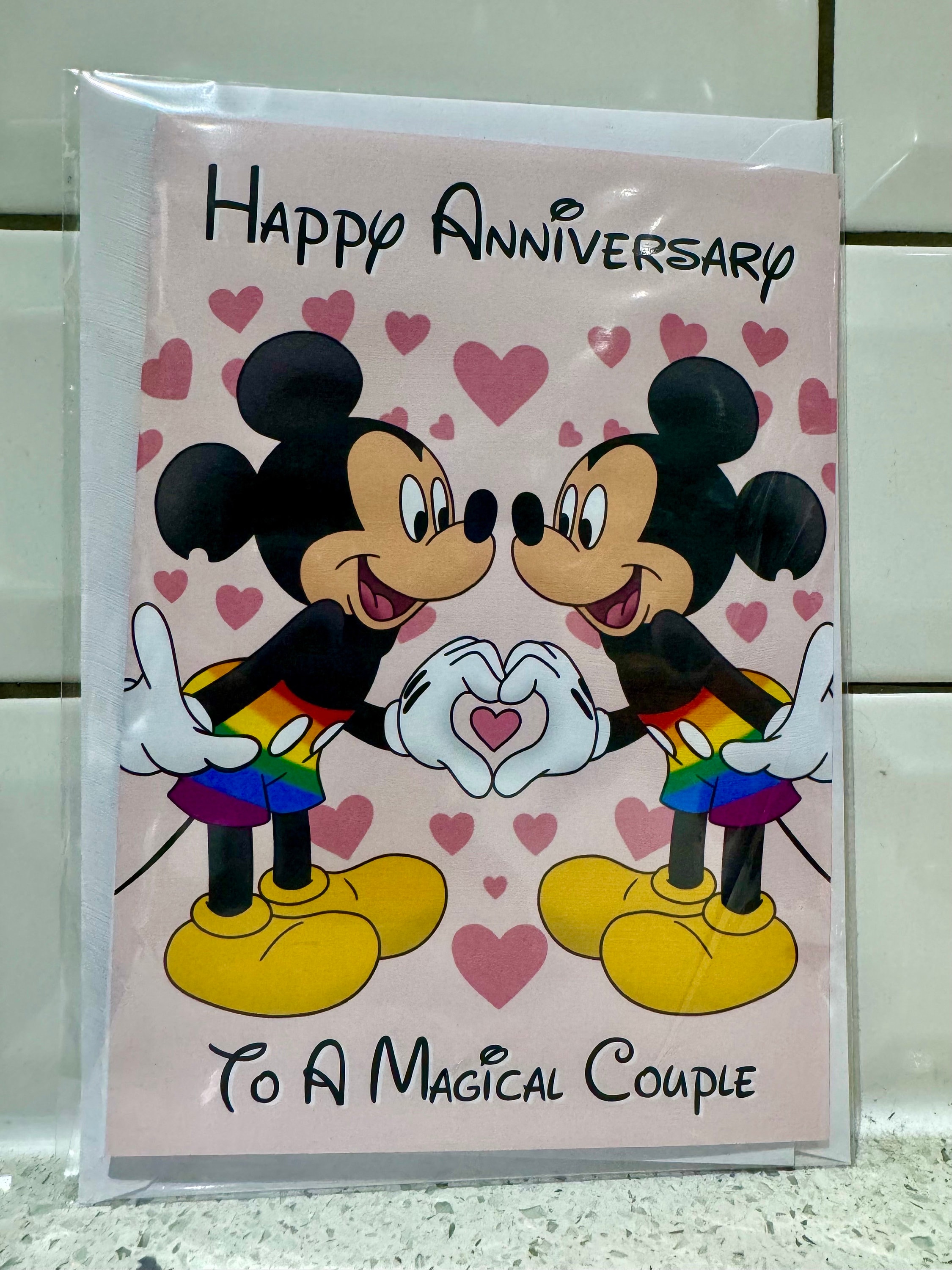 Disney's Minnie & Mickey Mouse Happy Anniversary Card, LBGTQIA+, Disney ...