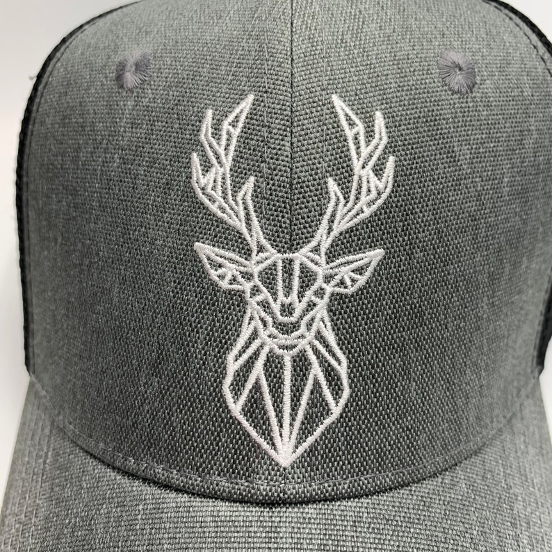 Custom Trucker Hat Embroidered Hat PNW Hat Deer Hunting Hat