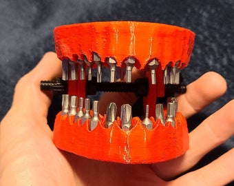Grey Drill Bit Holder Wall Bracket Grey Drill Bit Holder Wall Bracket