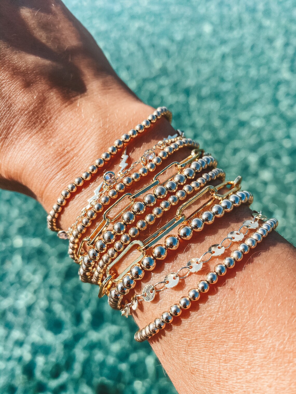 Gold Filled Assorted Clasp Bracelets Etsy