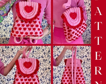 Be Mine Valentine's Backpack Crochet Pattern