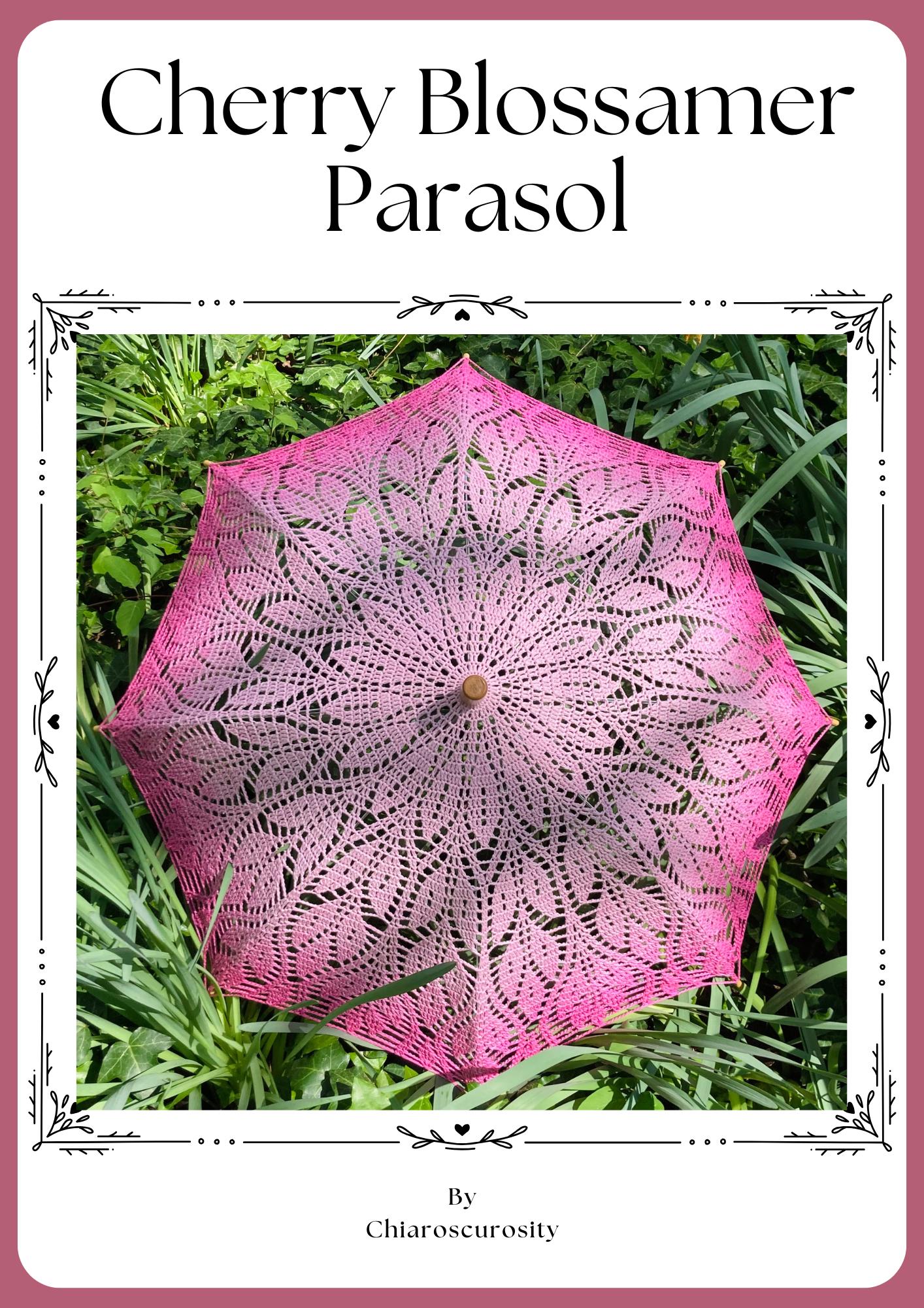 Cherry Blossom Crochet Parasol Pattern - Etsy Cherry Blossom Crochet Parasol Pattern - Etsy