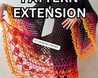 Vinca Dress Skull Skirt Pattern Extension (Size Inclusive!)