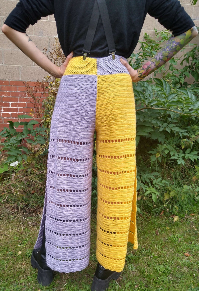 Crochet/knit Wrap Pants Pattern Guide All Sizes Inclusive Etsy