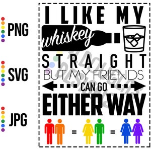Lubię moją czystą whisky, ale moi przyjaciele mogą pić i tak, i tak SVG, PNG, JPG, Cricut/Cameo/Silhouette Cutting File
