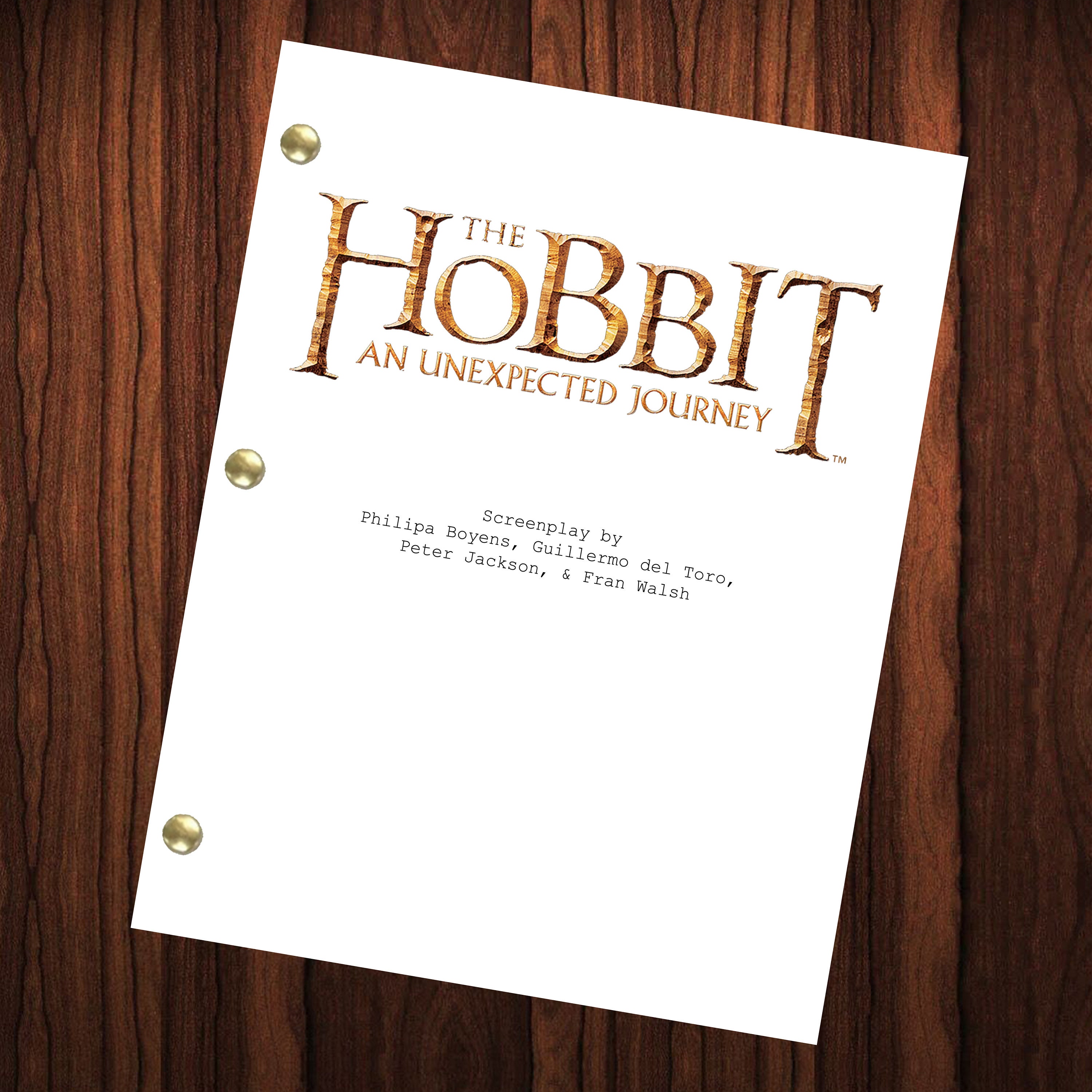 the hobbit an unexpected journey movie script