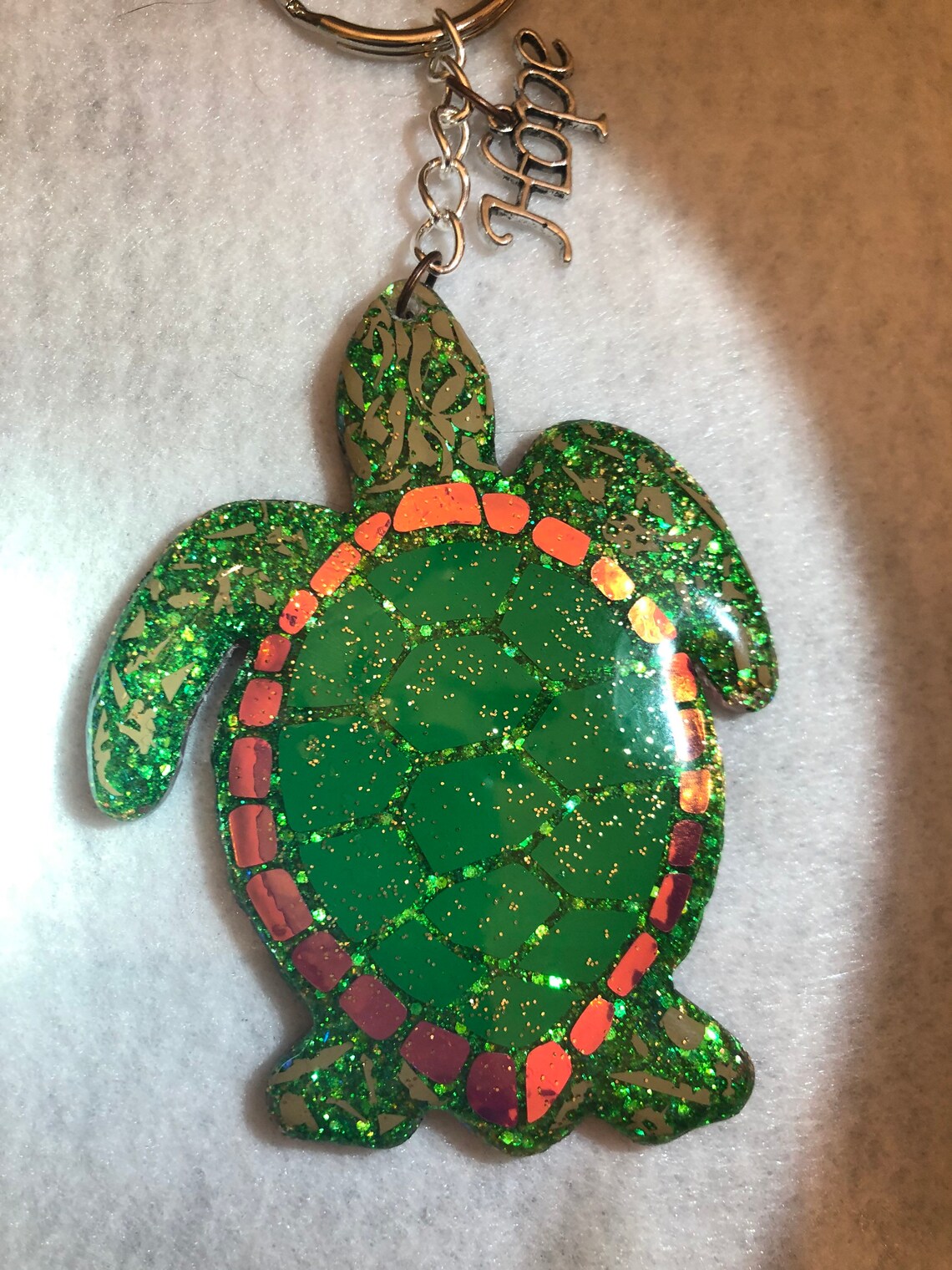 Sea Turtle Keychain | Etsy