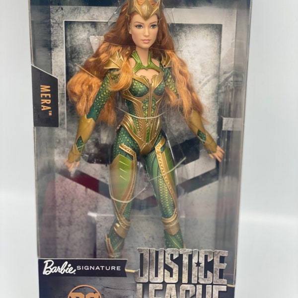 Mattel/Barbie Signature DC Justice League (MERA) 12” Articulated Doll