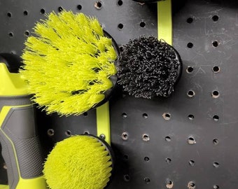 Wall or Pegboard Holder for 1/4" Cleaning Brushes