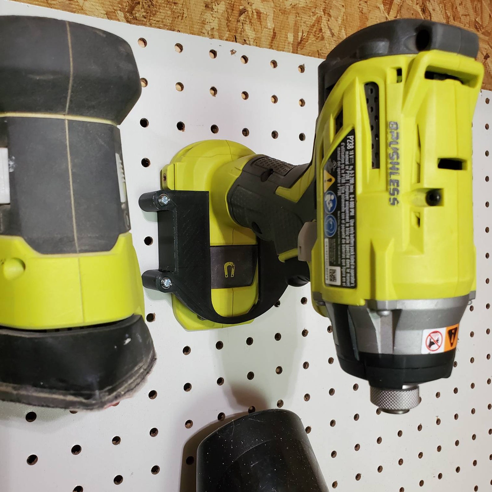 Undershelf or Pegboard Wall Mount for Ryobi 12V or 18V Tools Etsy