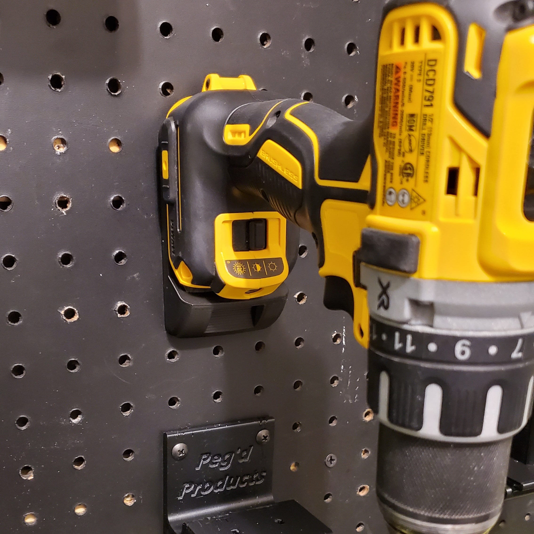 Dewalt 20V Tool Holder Mount for Wall Pegboard or Slatwall Etsy