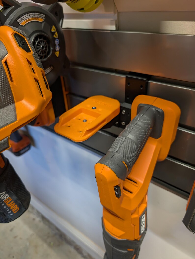 Portaherramientas impreso en 3D para herramientas eléctricas Ridgid de 18 V imagen 16