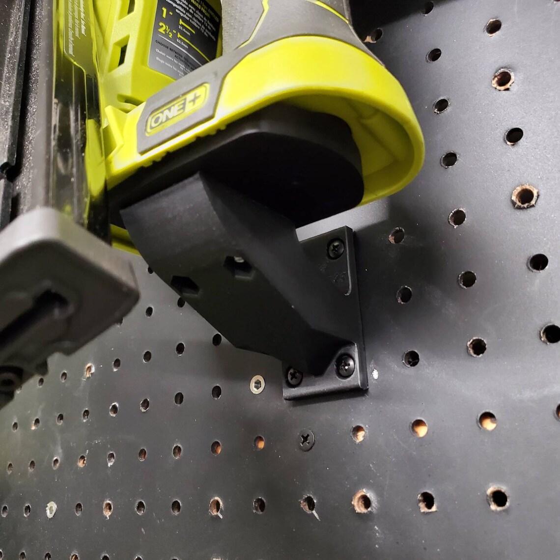 Wall or Pegboard Tool Holder for Ryobi One 18V Tools Etsy