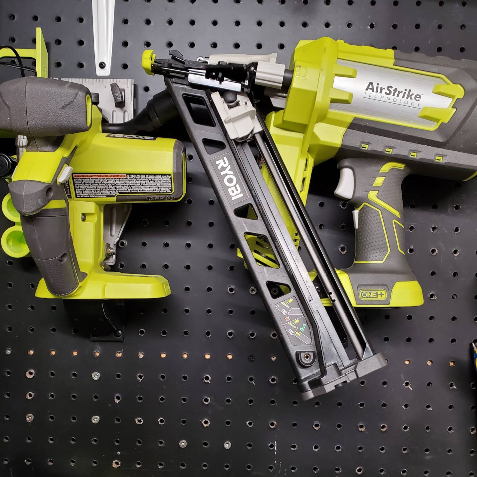 Wall or Pegboard Tool Holder for Ryobi One 18V Tools Etsy