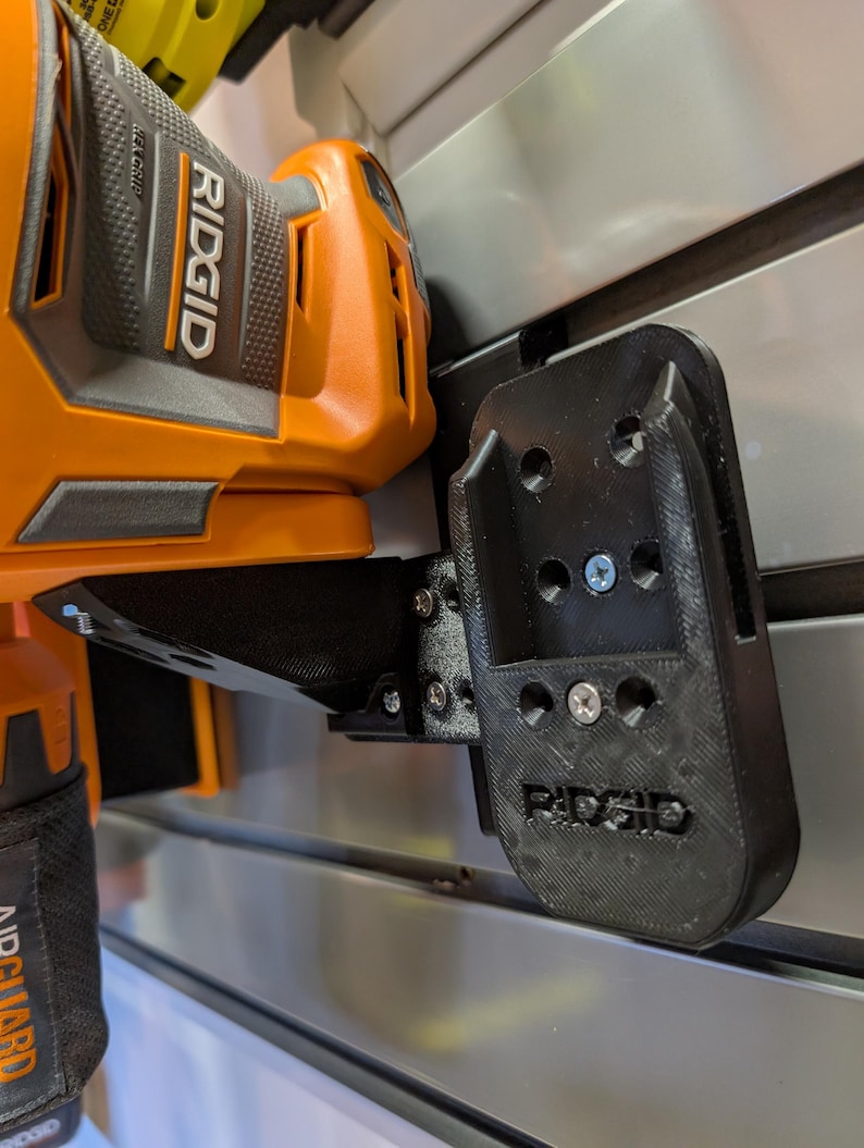 Portaherramientas impreso en 3D para herramientas eléctricas Ridgid de 18 V imagen 15