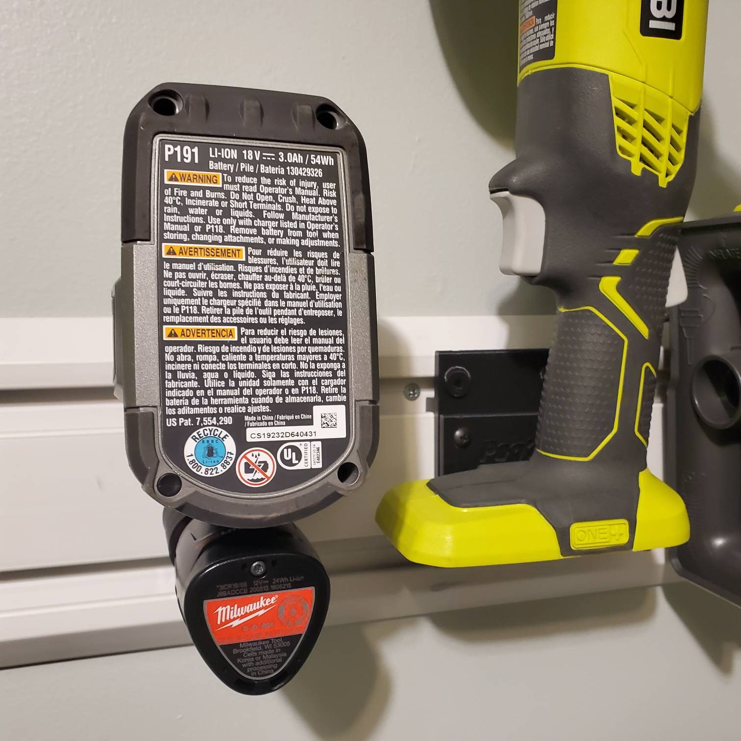 3D Printed 18V Battery Holder for Ryobi Batteries Etsy Canada