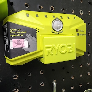 3D Printed Pegboard or Wall Holder for Ryobi Stud Finder