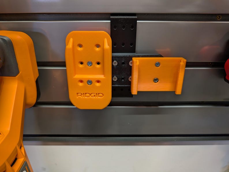 Portaherramientas impreso en 3D para herramientas eléctricas Ridgid de 18 V imagen 12