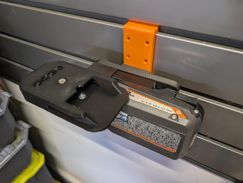 Portaherramientas impreso en 3D para herramientas eléctricas Ridgid de 18 V imagen 2