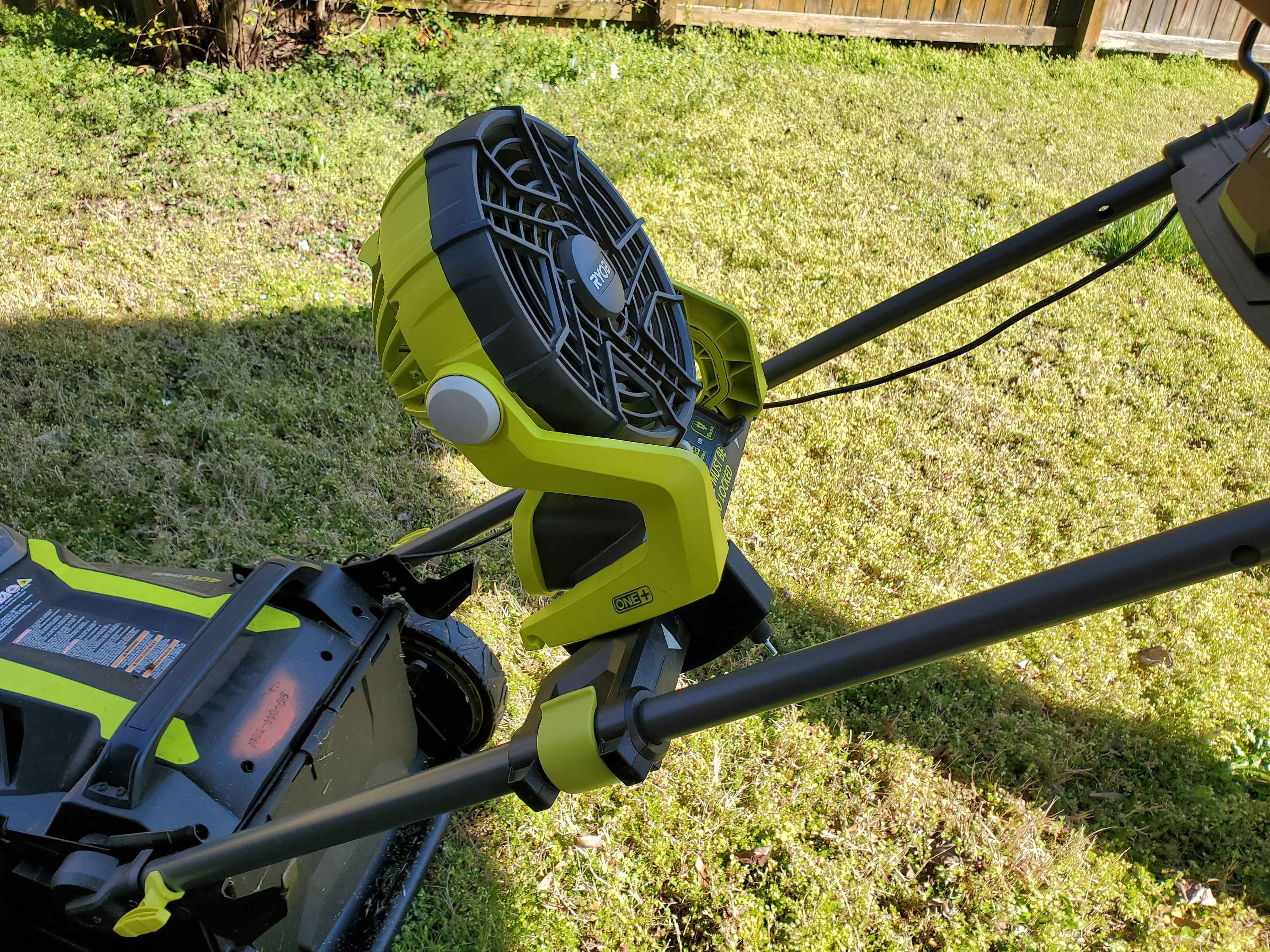 18V Hybird Fan Holder for Ryobi 40V Mowers or Golf Carts Etsy