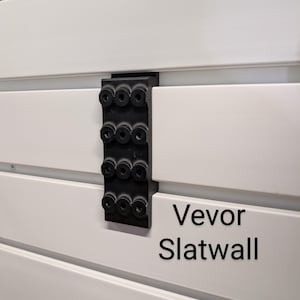 Vevor Slatwall Mount Adapter for Ryobi Milwaukee Dewalt Ridgid Bosch Tool Holders (ADAPTER ONLY)