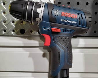 Bosch 12V Tool and Battery Pegboard Wall Mounts or Slatwall