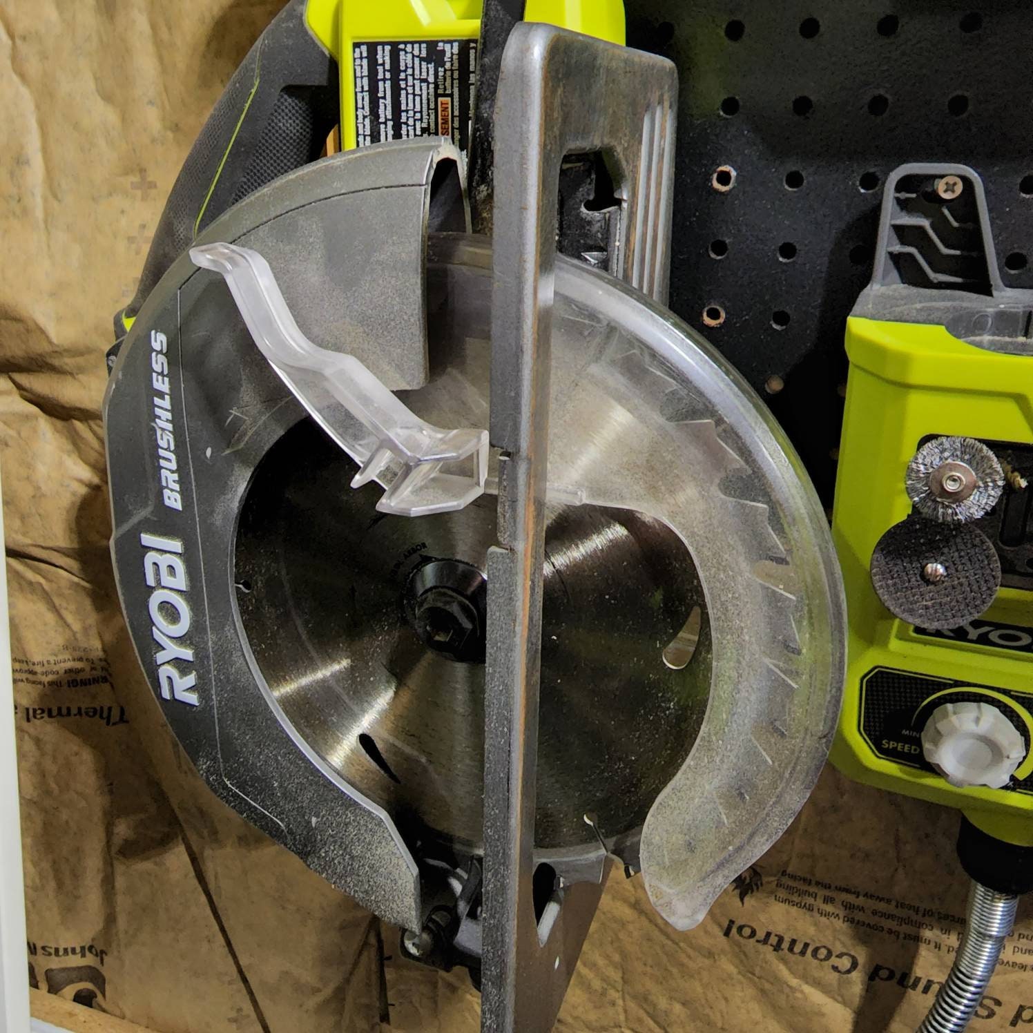 3D Printed Tool Mount for Ryobi Circular Saw/ Vacuum or Other 18V Ryobi  Tools 